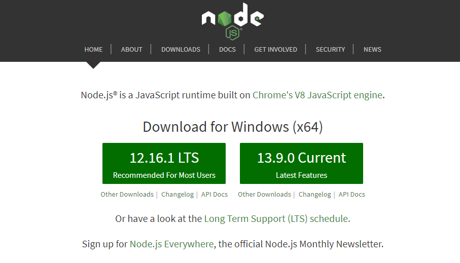 Using n upgrade nodejs